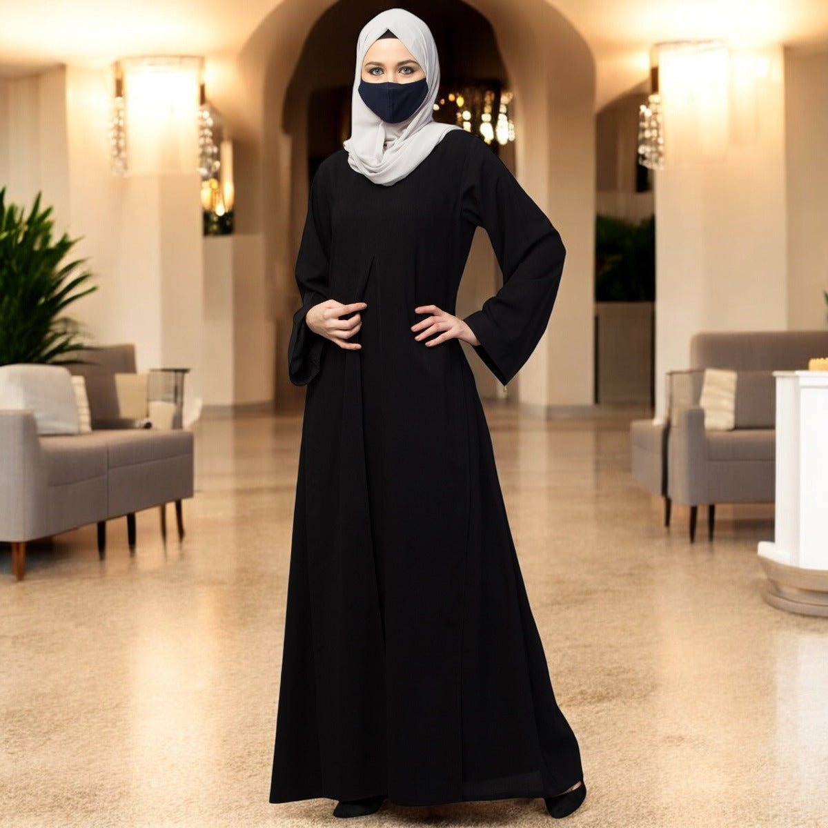 Abaya With Extra Panels To Style Differently