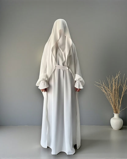 Graceful Saudi Jilbab Abaya in Premium Seltos Fabric