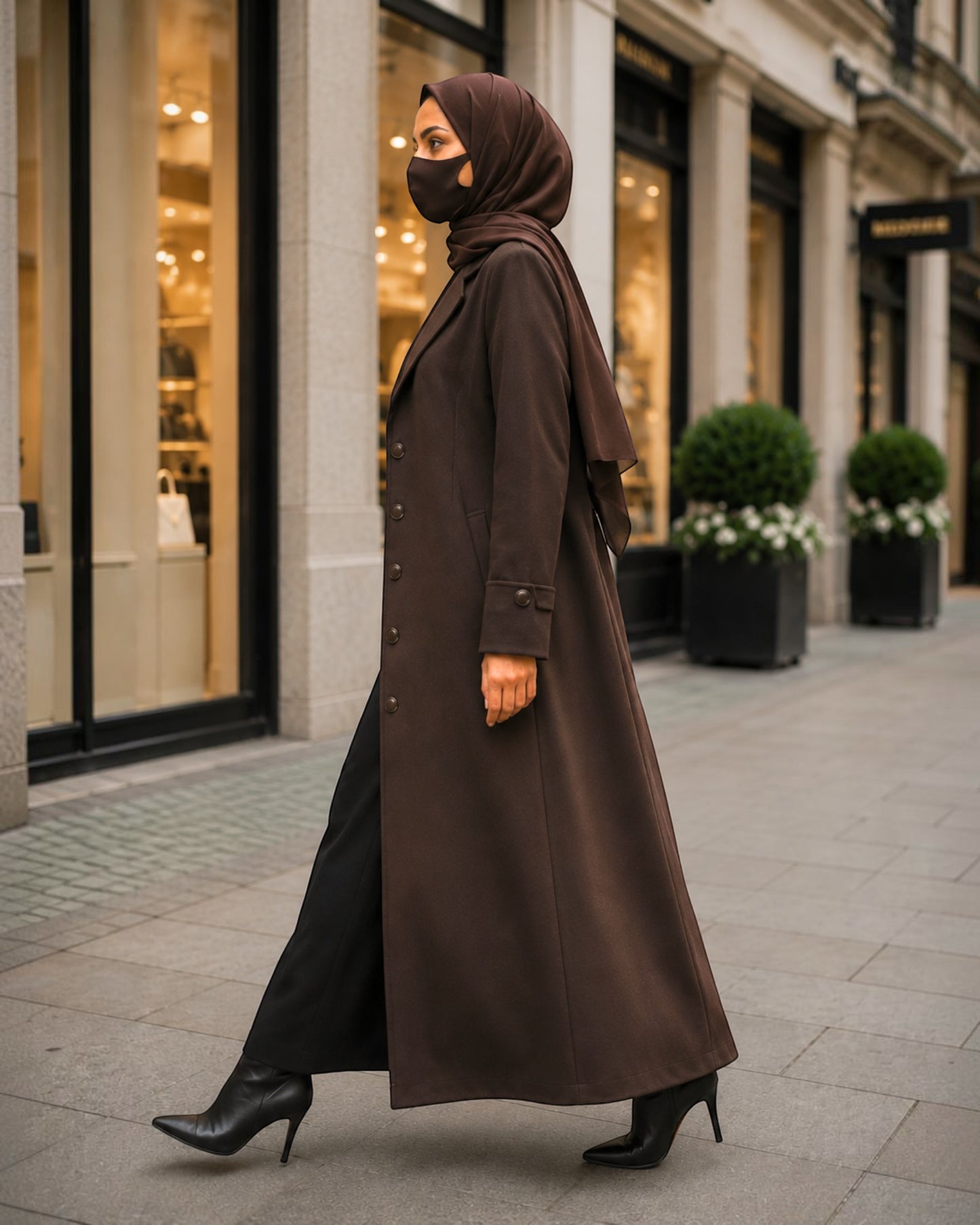 Premium Coat Style Abayas without Lining | Free Matching Hijab