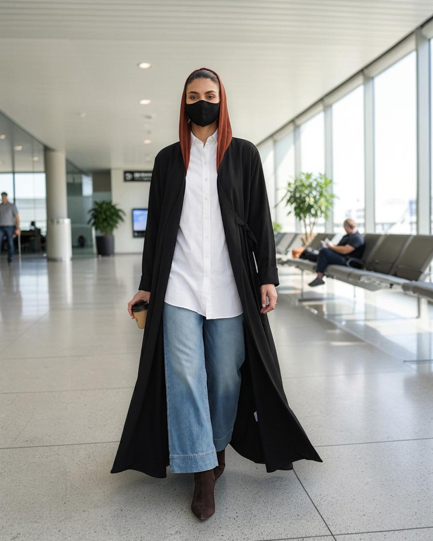 Angrakha Abaya with Side Tie