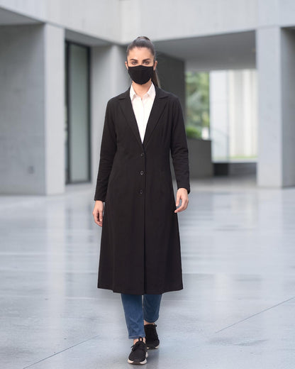 Longline Blazer for Woman with Pockets | blazer-for-woman