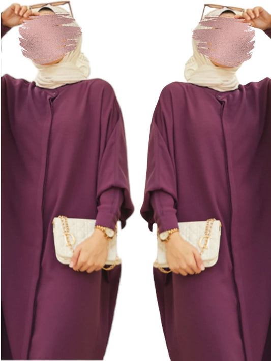 Elegant Kaftan Abaya in Luxurious Firdaus Fabric