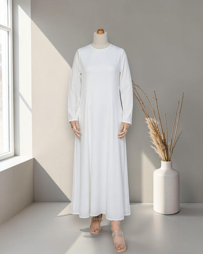 Luxurious Mahram-Abaya Set with Designer Sleeves | Beige