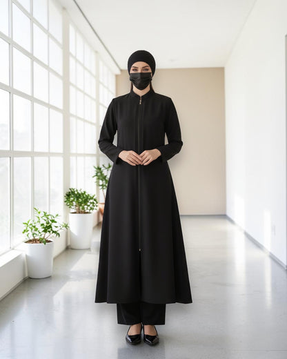Modest Workwear Co-ord Set with Hijab