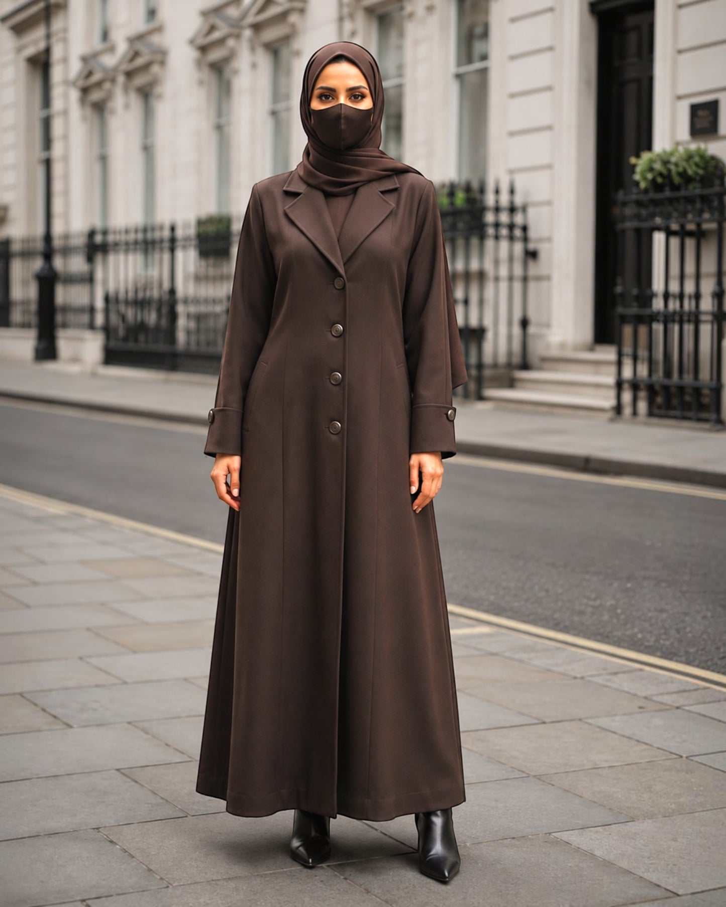 Premium Coat Style Abayas without Lining | Free Matching Hijab