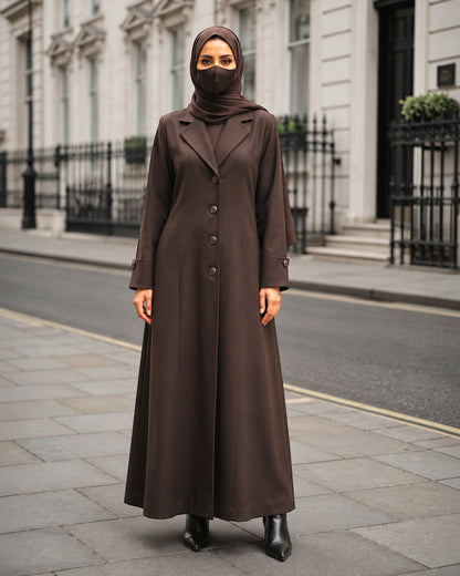 Premium Coat Style Abayas without Lining | Free Matching Hijab
