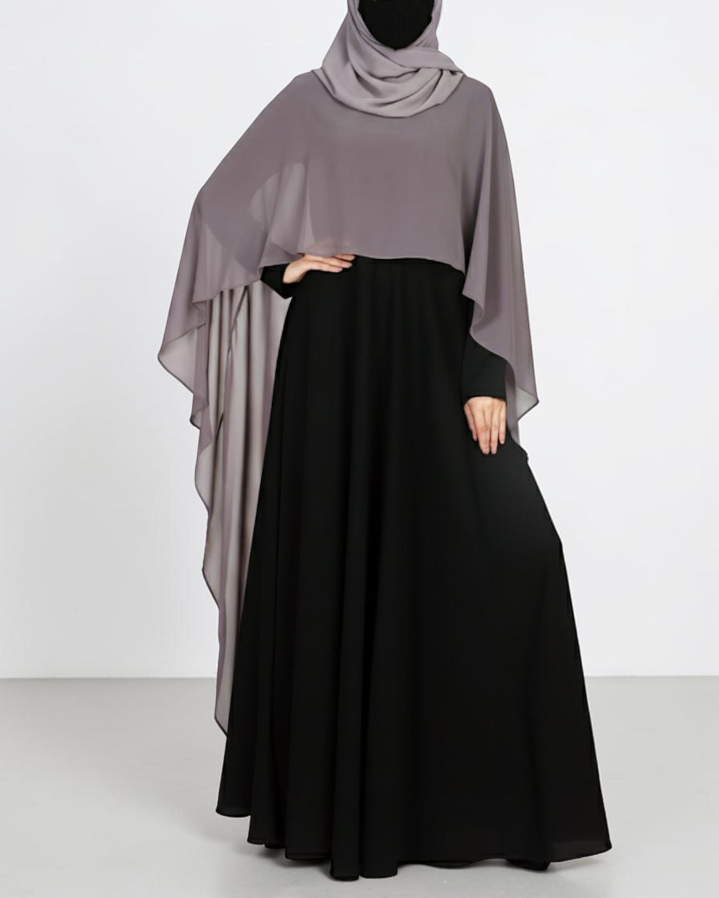 Princes Abaya Dress In Dual Layer