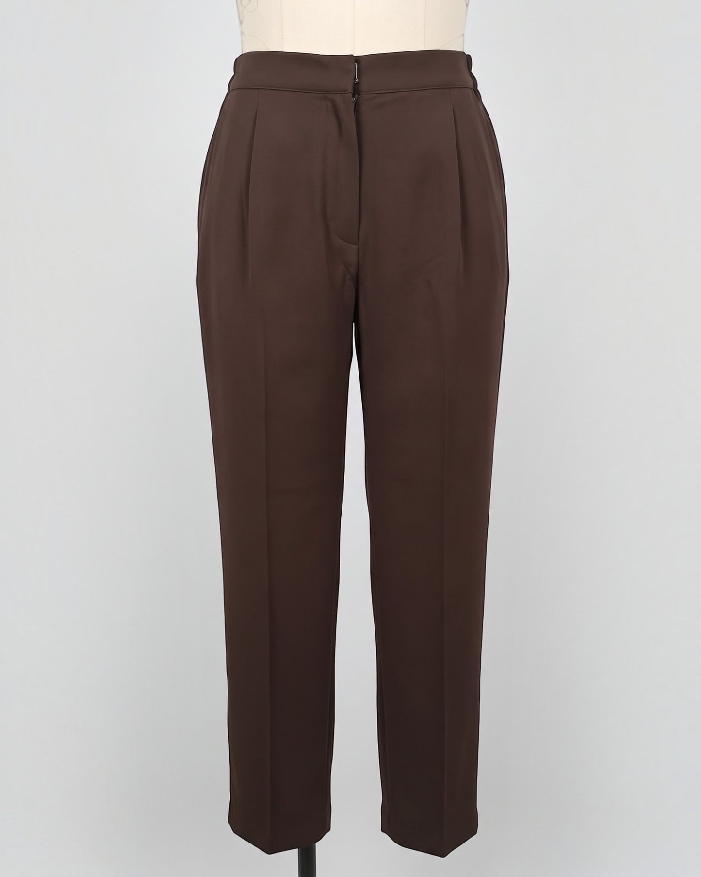 Straight-Fit Trousers for Women in Praadaa Fabric