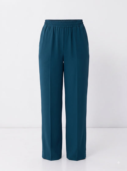 Modest Workwear Long Top with Hijab | Optional Pant |Dark Teal