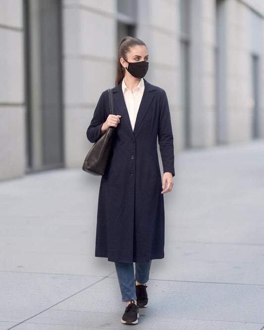 Longline Blazer for girls with Pockets | blazer-for-girls