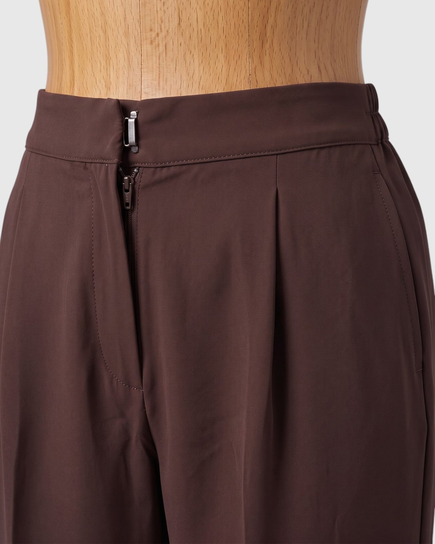 Straight-Fit Trousers for Women in Praadaa Fabric