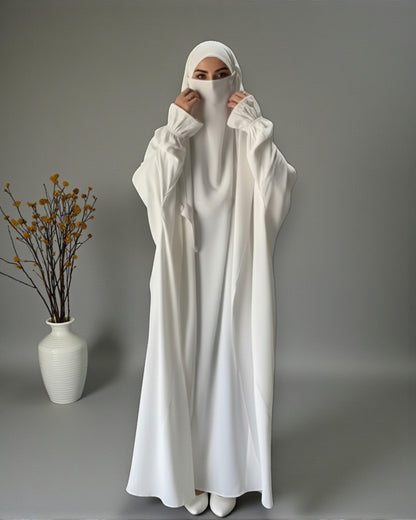 Graceful Saudi Jilbab Abaya in Premium Seltos Fabric