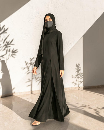 Mahram Palazzo Set with Longline Top | 3 Pcs Set