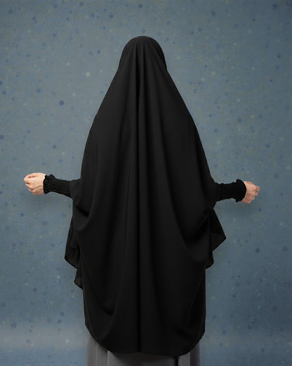 Khimar-Long Prayer Hijab With Mouth-Piece