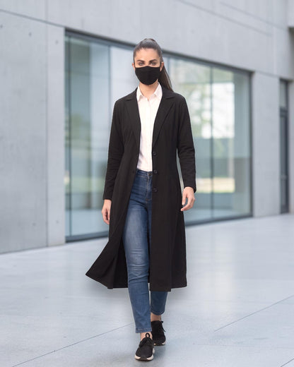 Longline Blazer for Woman with Pockets | blazer-for-woman