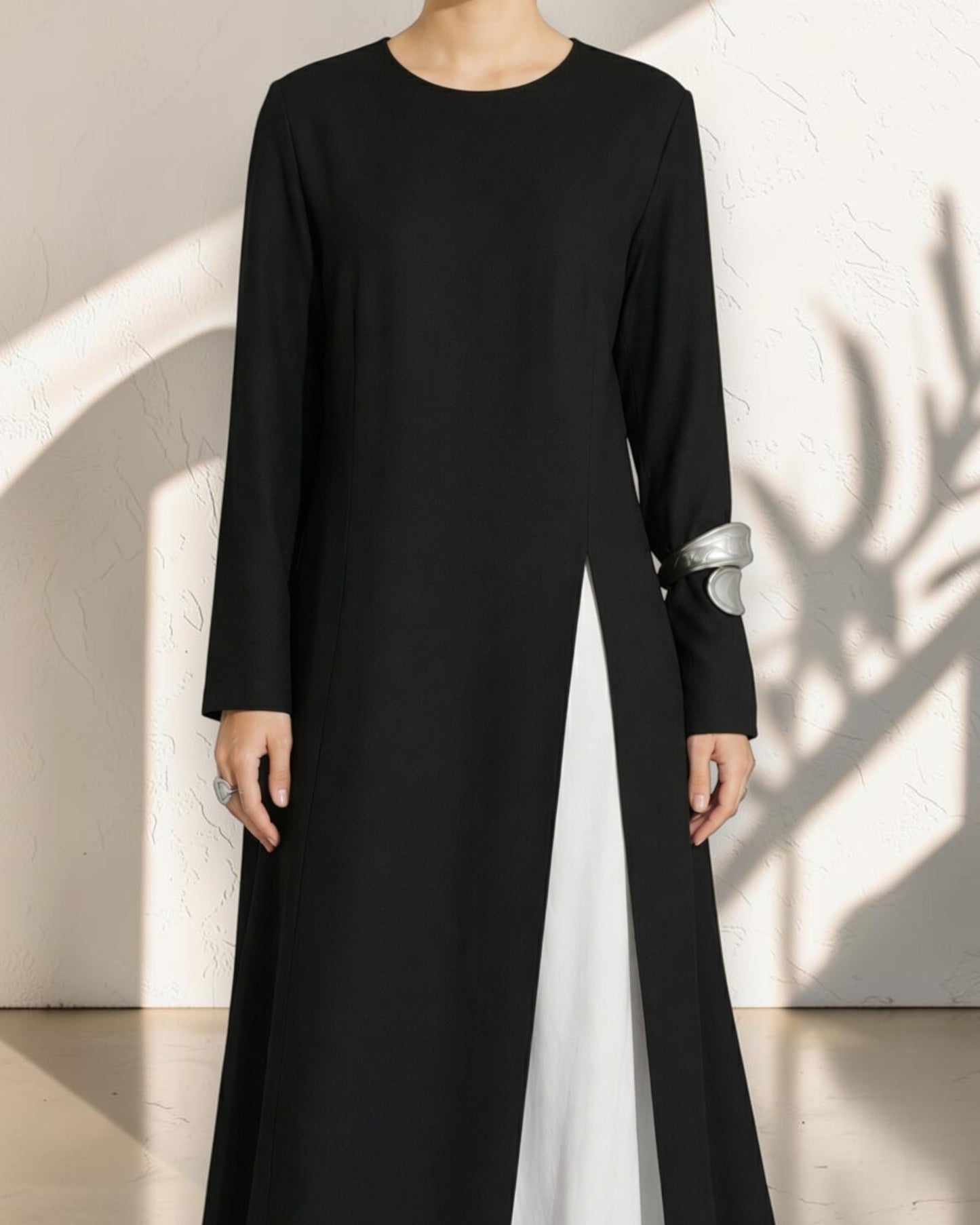 Mahram Modest Wear Set with Long Slit Top