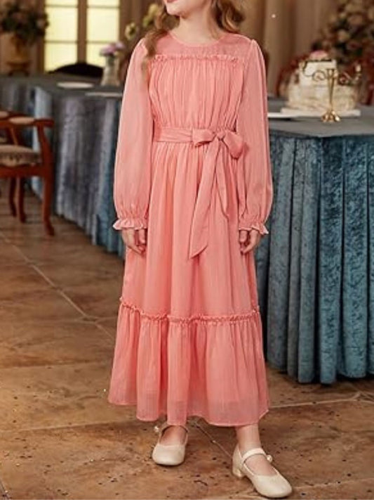 Georgette Grace: Designer Abaya Dress for Young Fashionistas