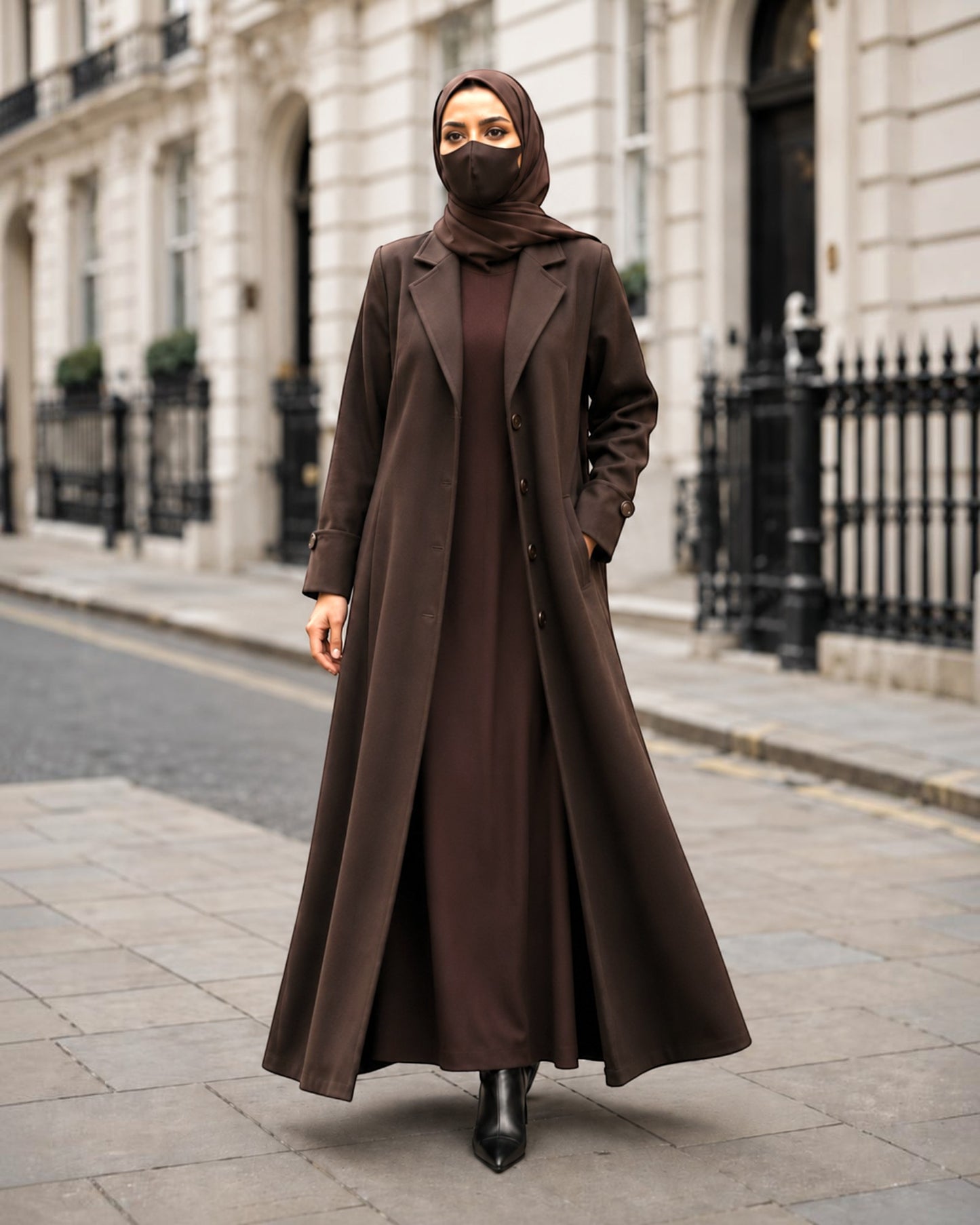 Premium Coat Style Abayas without Lining | Free Matching Hijab