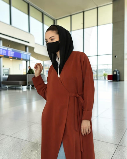 Angrakha Abaya with Side Tie