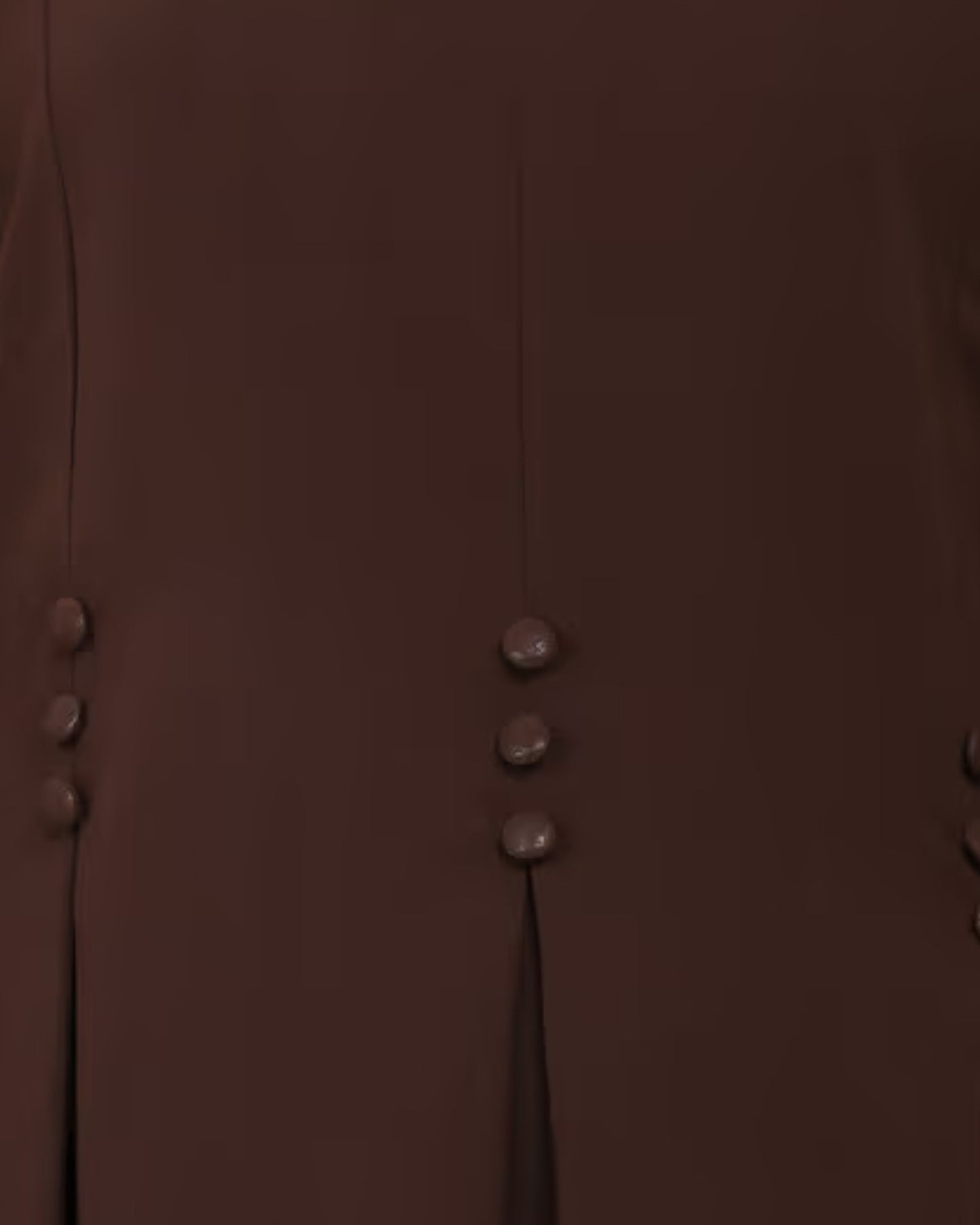 Mahram Brown Dress Abaya for Girls
