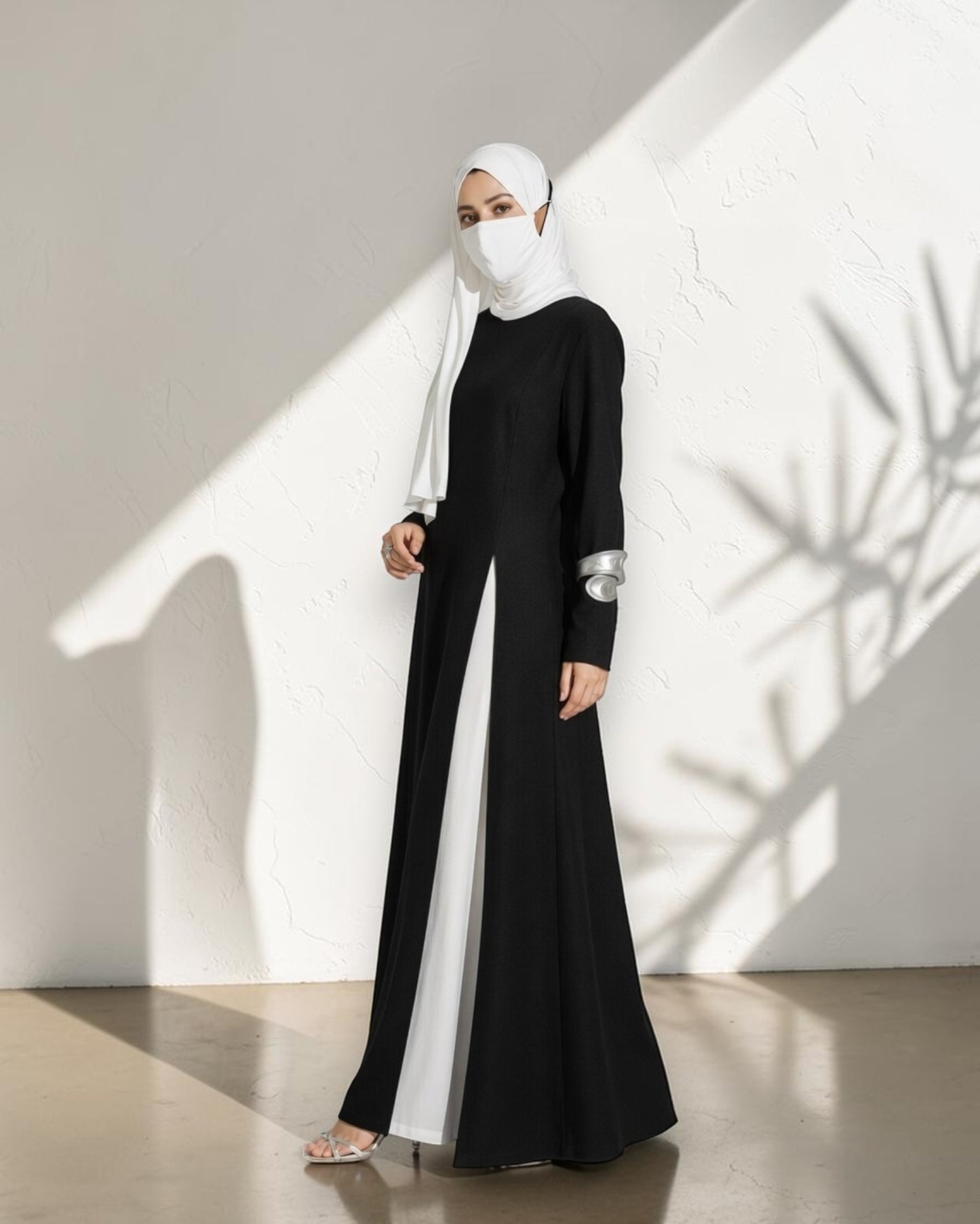Mahram Modest Wear Set with Long Slit Top
