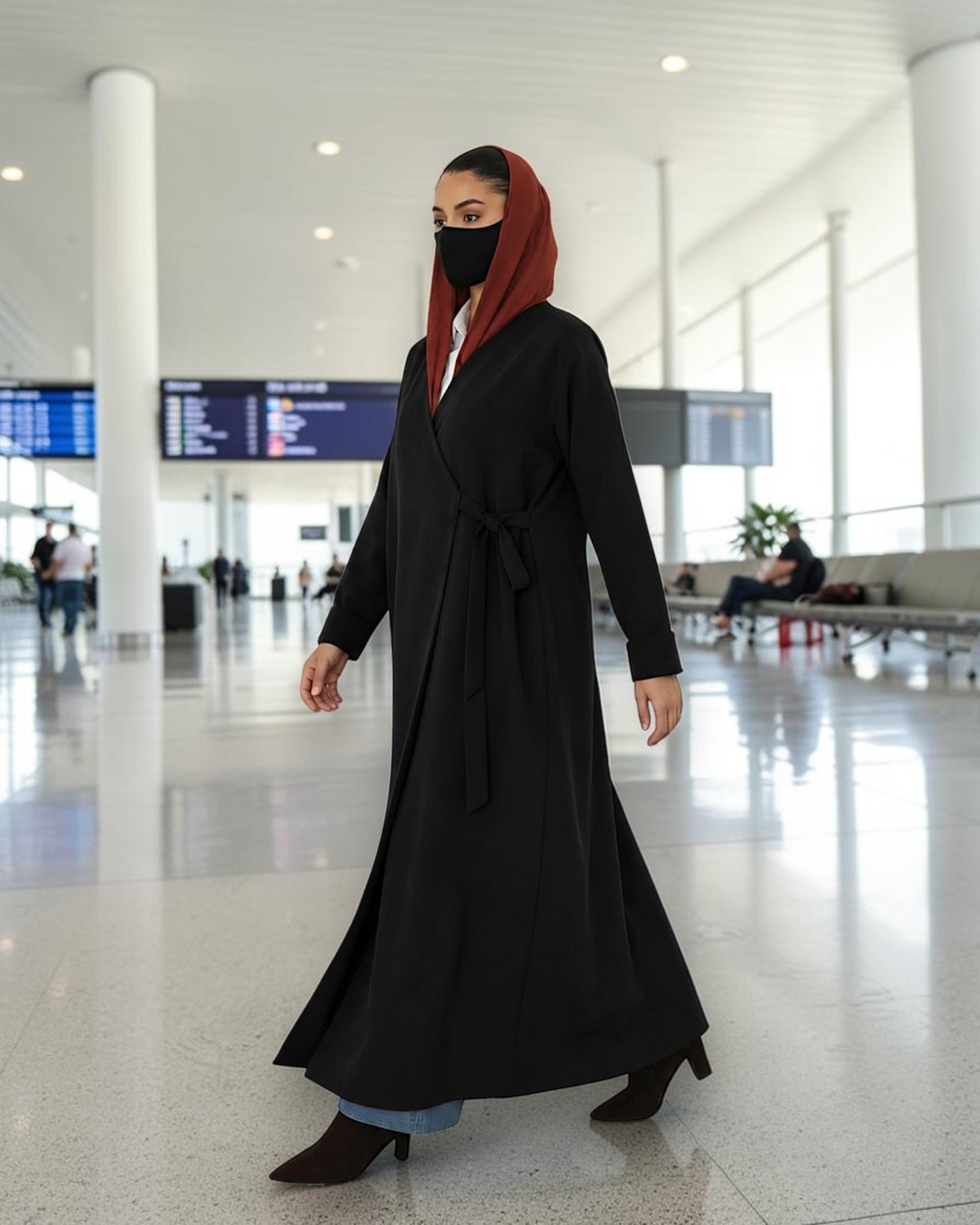 Angrakha Abaya with Side Tie