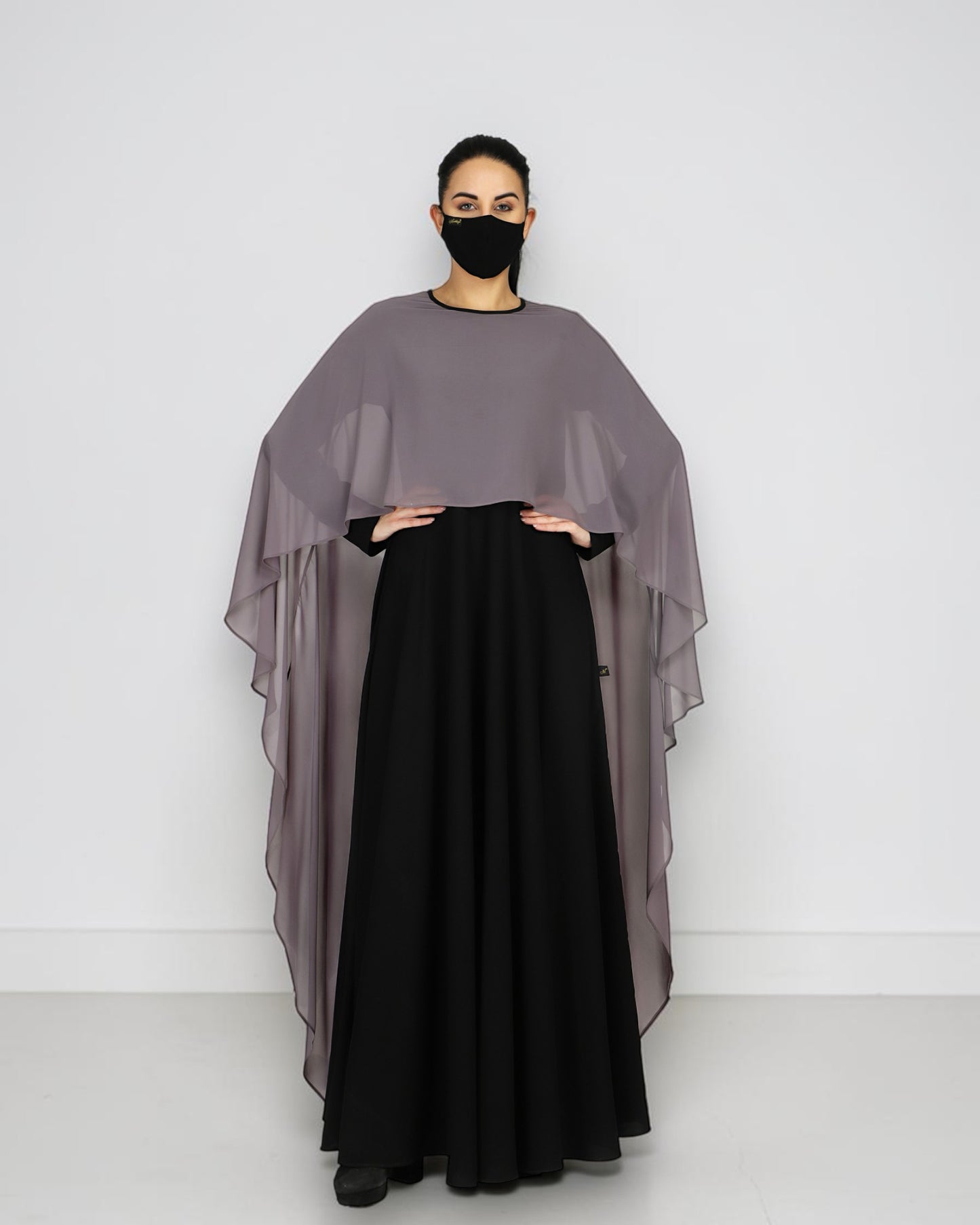 Princes Abaya Dress In Dual Layer