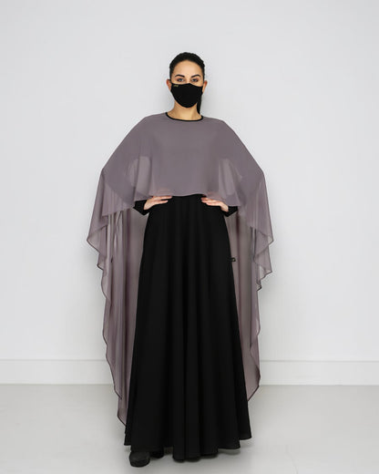 Princes Abaya Dress In Dual Layer