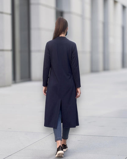 Longline Blazer for girls with Pockets | blazer-for-girls