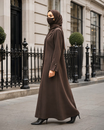 Premium Coat Style Abayas without Lining | Free Matching Hijab