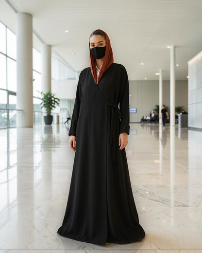 Angrakha Abaya with Side Tie