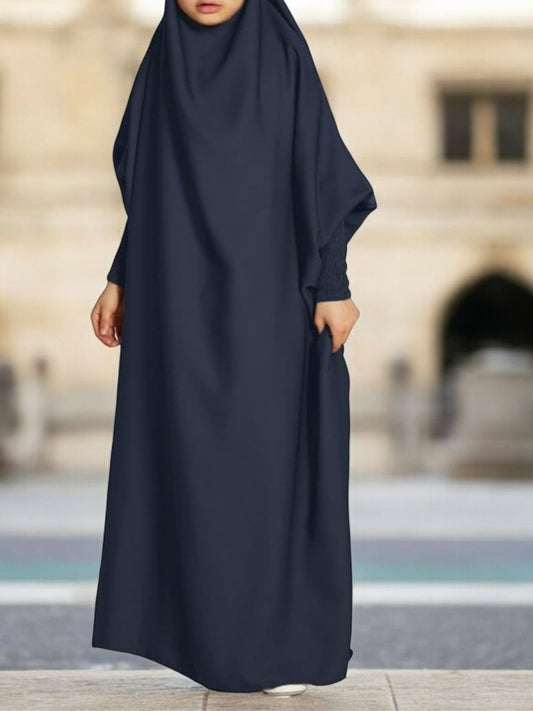 Nida Satin Full-Length Jilbab for Kids