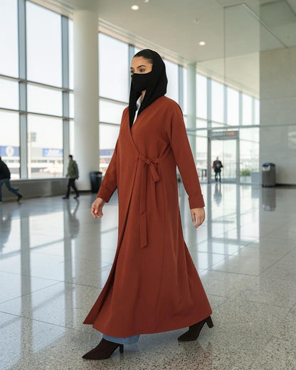 Angrakha Abaya with Side Tie