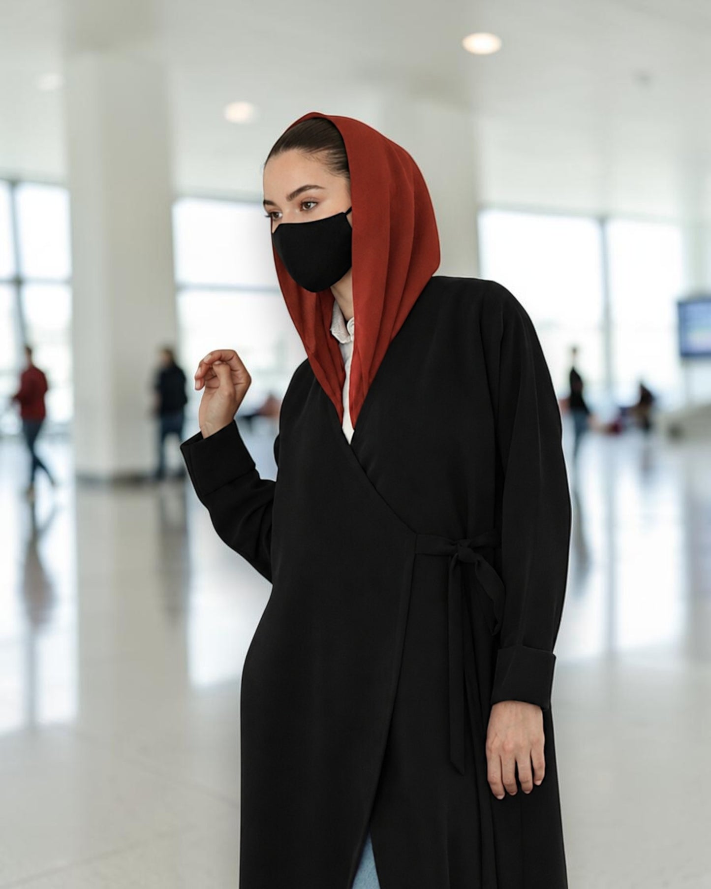 Angrakha Abaya with Side Tie