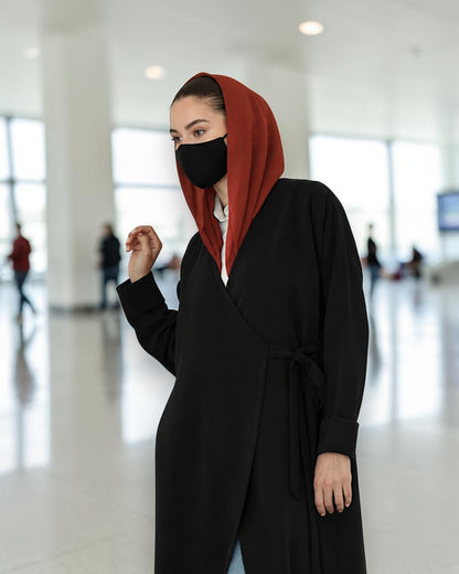Angrakha Abaya with Side Tie