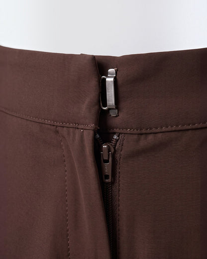 Straight-Fit Trousers for Women in Praadaa Fabric
