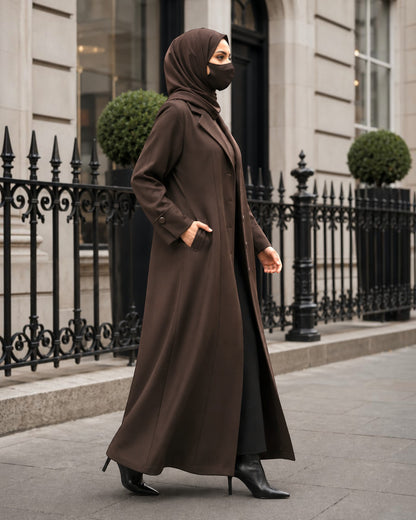 Premium Coat Style Abayas without Lining | Free Matching Hijab