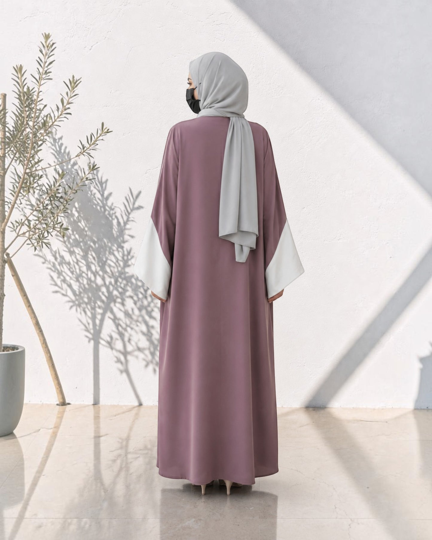 Free Size Kaftan Abaya with Matching Hijab | free-size-kaftan-abaya