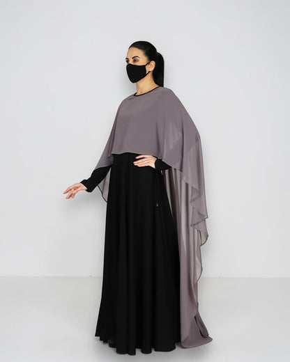 Princes Abaya Dress In Dual Layer