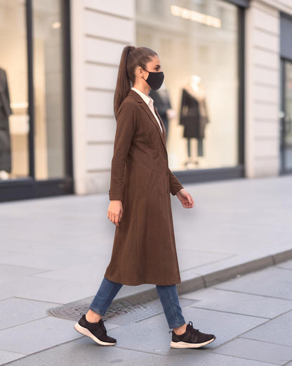 Longline Blazer for women with Pockets | blazer-for-women