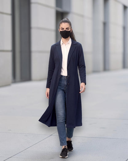 Longline Blazer for girls with Pockets | blazer-for-girls