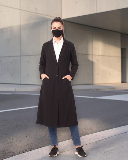 Longline Blazer for Woman with Pockets | blazer-for-woman