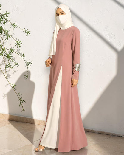 3 Pcs Set |Modest Co-Ord Set with Long Slit Top