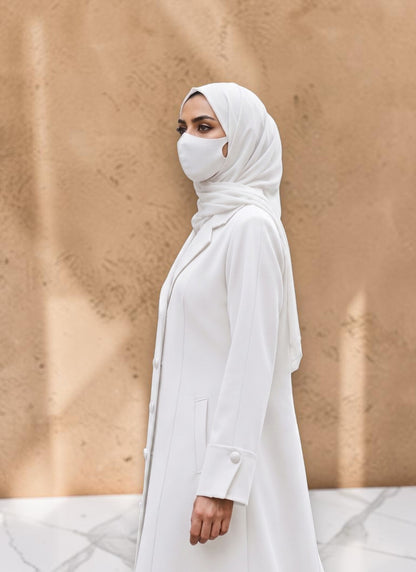 Abaya style coat without Lining | Free Matching Hijab
