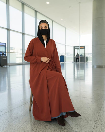 Angrakha Abaya with Side Tie