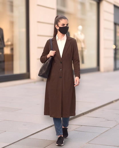 Longline Blazer for women with Pockets | blazer-for-women