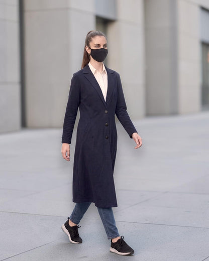 Longline Blazer for girls with Pockets | blazer-for-girls