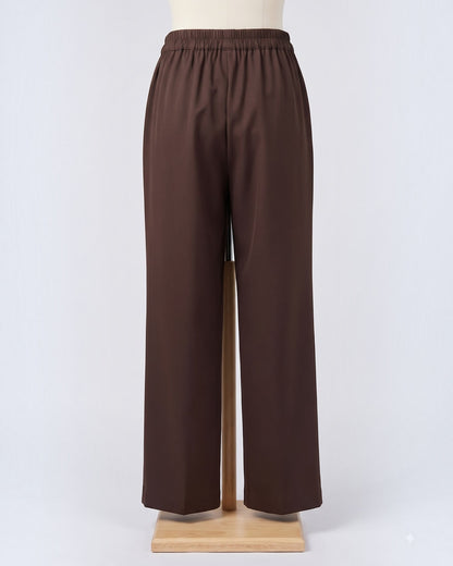 Business Suit for Women with Coat-Style Top | Optional Trouser & Hijab | Brown