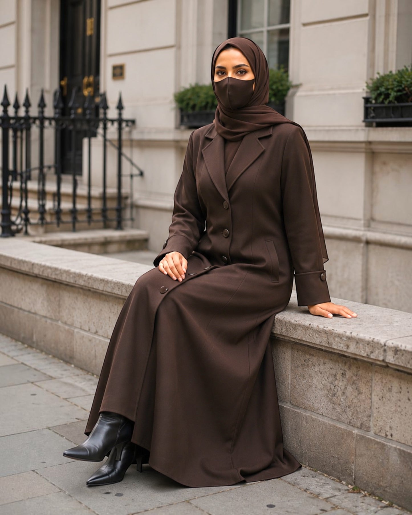 Premium Coat Style Abayas without Lining | Free Matching Hijab