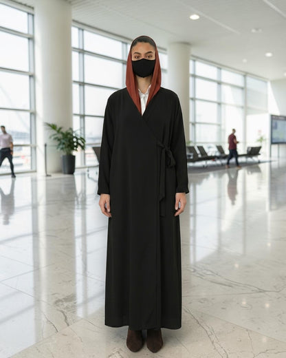Angrakha Abaya with Side Tie